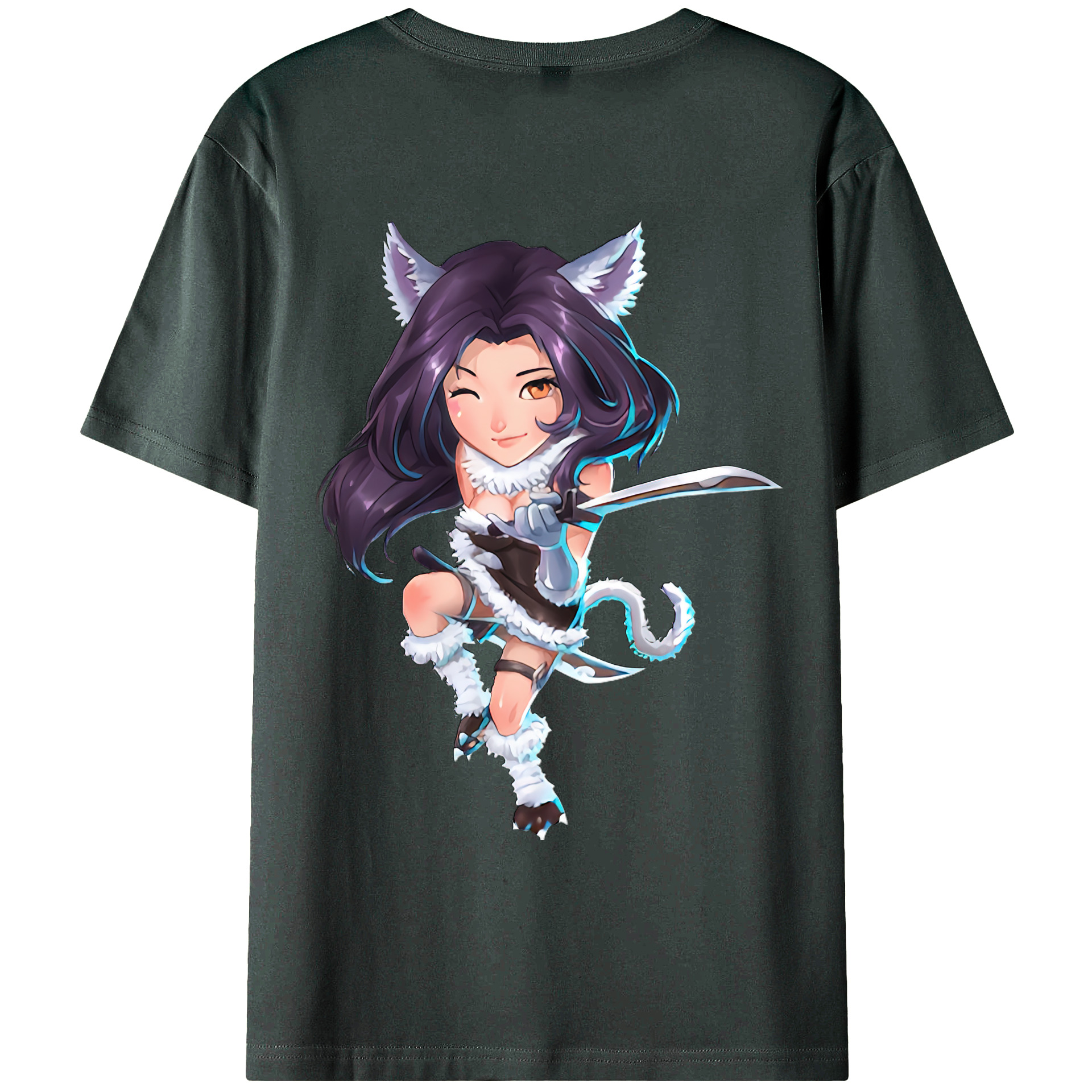 （画像用） リーグ・オブ・レジェンド League of Legends LOL 綿100％ メンズ半袖Tシャツ（バックプリント） 通気性